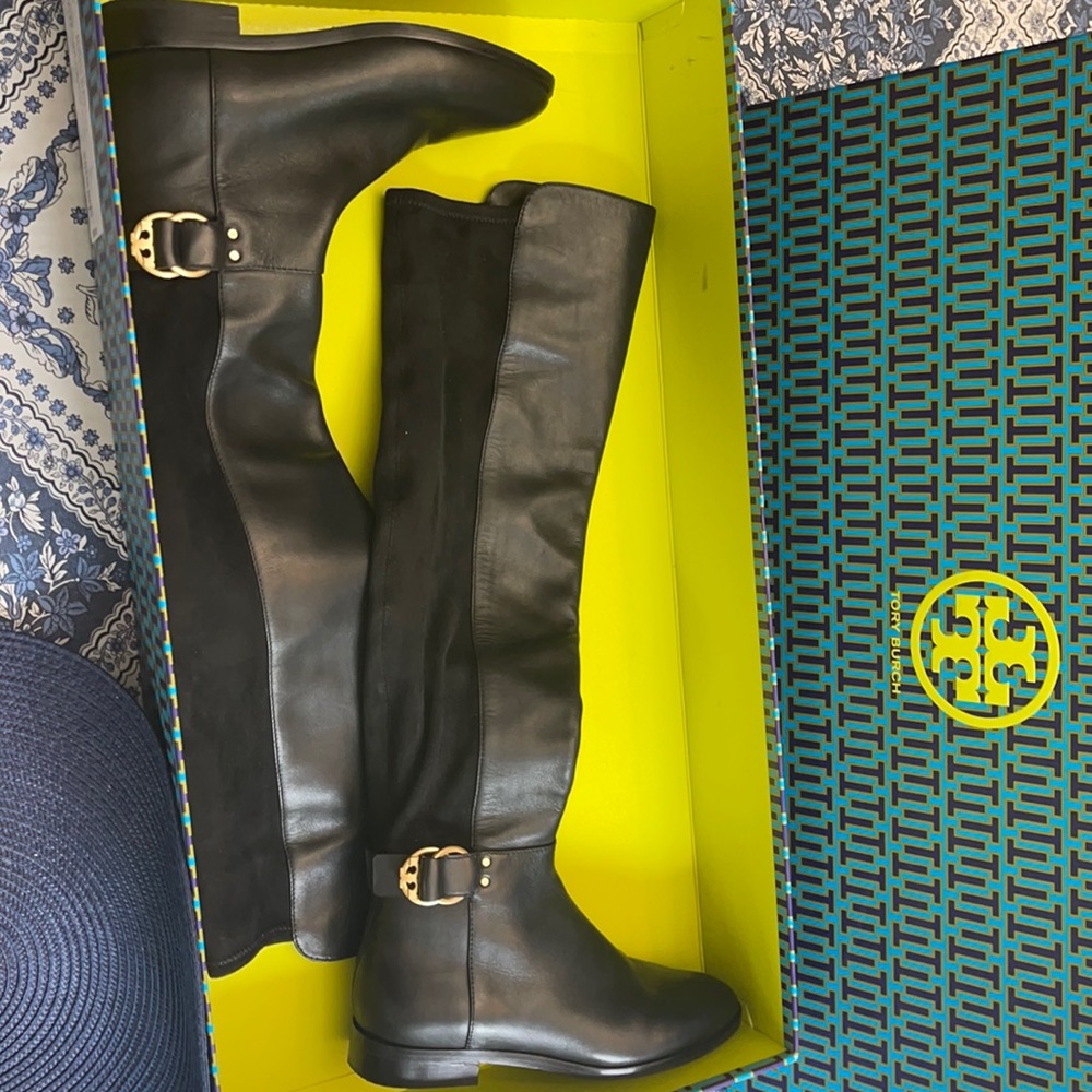 Tory Burch Knee high leather boots